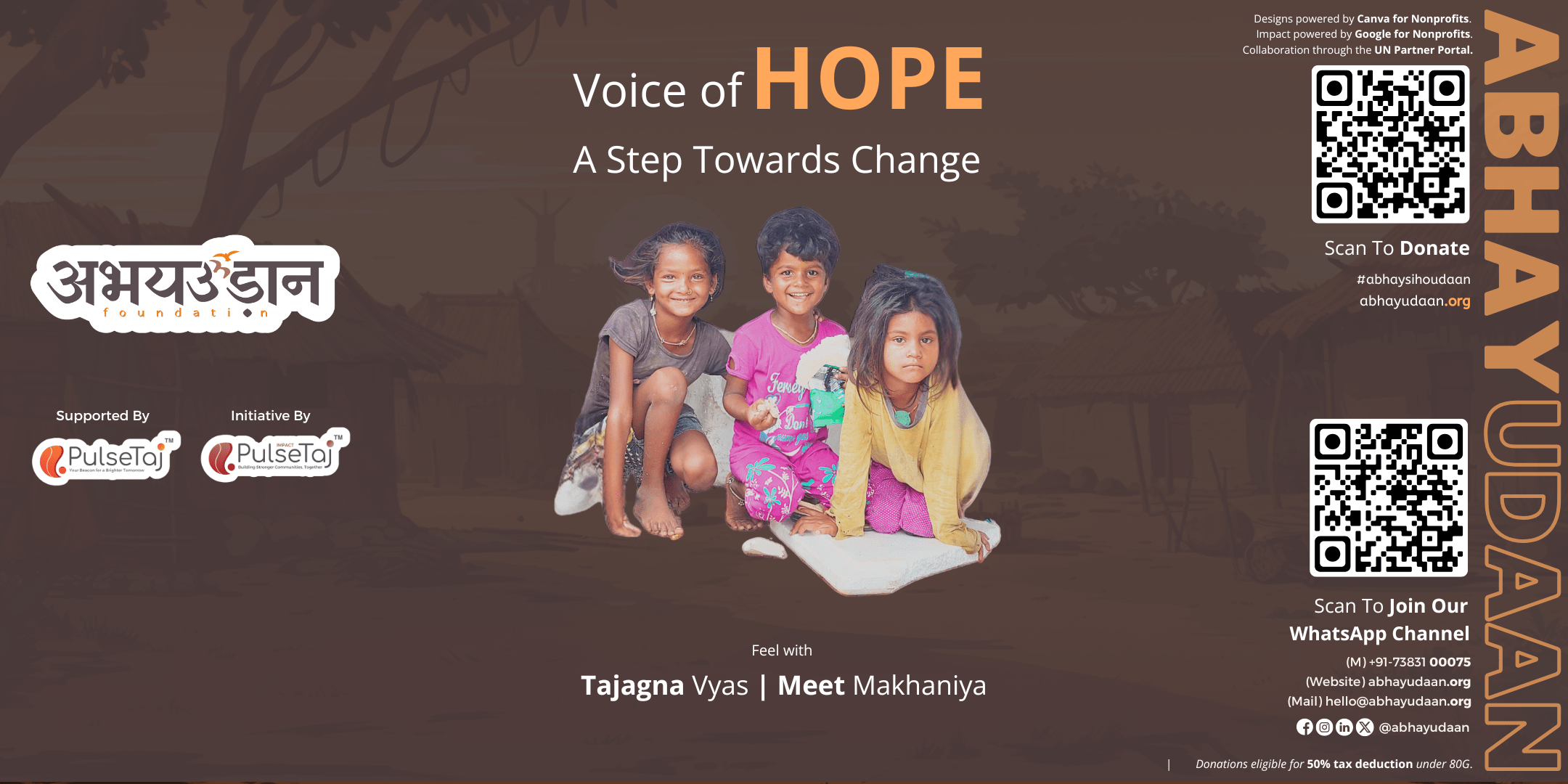 Voice of Hope: A Step Towards Change | Abhayudaan Foundation